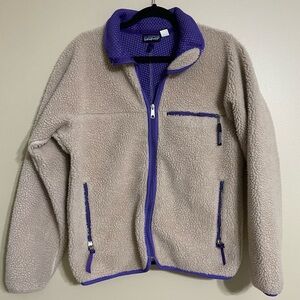 Patagonia Retro X deep Pile Fleece Jacket made in USA size Medium Vintage RARE